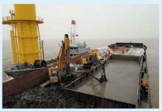Silt solidifying plant at Yancheng, China.